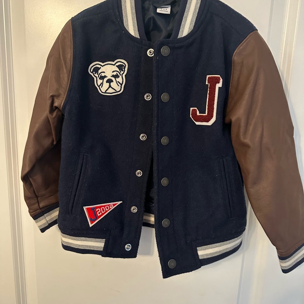 Janie and Jack kids  Varsity Jacket